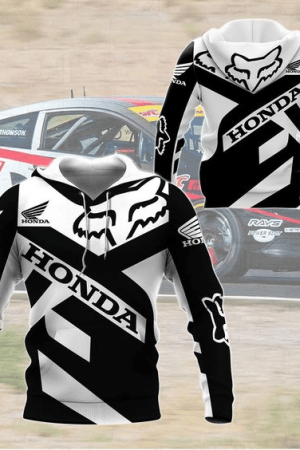 Honda X Fox Racing 2 Fan Gift 3d Hoodie Genxprint