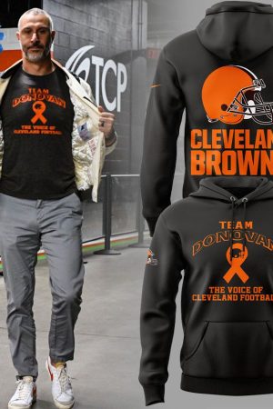 Honoring Jim Donovan Cleveland Browns Hoodie Genxprint