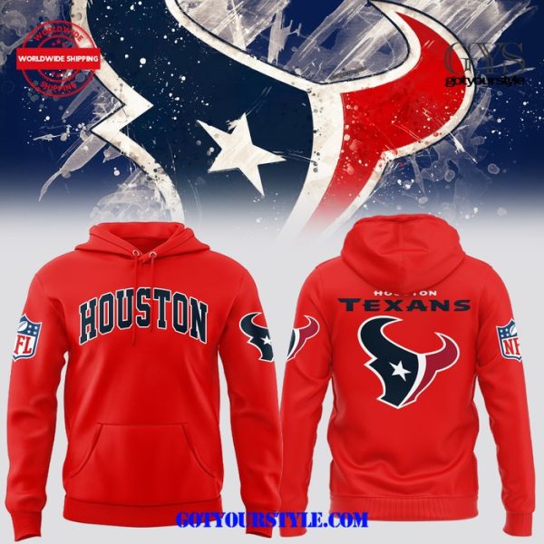 Houston Texans 2024 NFL Limited Edition Red Hoodie Genxprint