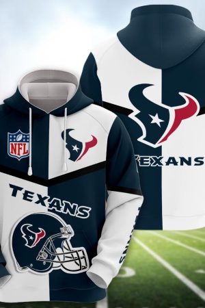 Houston Texans 3D printed Sweatshirt Hoodie Zipped Hoodie Genxprint