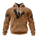 Houston Texans Basic Brown NFL 3D Hoodie Genxprint