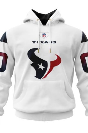 Houston Texans Custom Name and Number Hoodie Genxprint