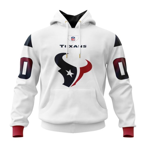 Houston Texans Custom Name and Number Hoodie Genxprint