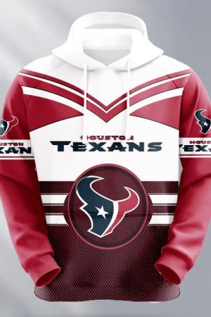 Houston Texans Logo NFL 3D Hoodie Style Genxprint