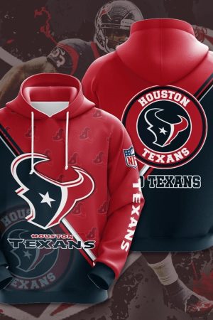 Houston Texans Logo NFL Football Team Hoodie Genxprint