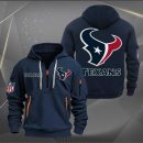 Houston Texans Logo NFL Quarter Zip Hoodie Style Genxprint