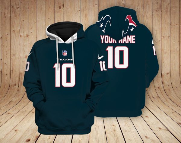 Houston Texans NFL Team 3D Hoodie Genxprint - Image 2