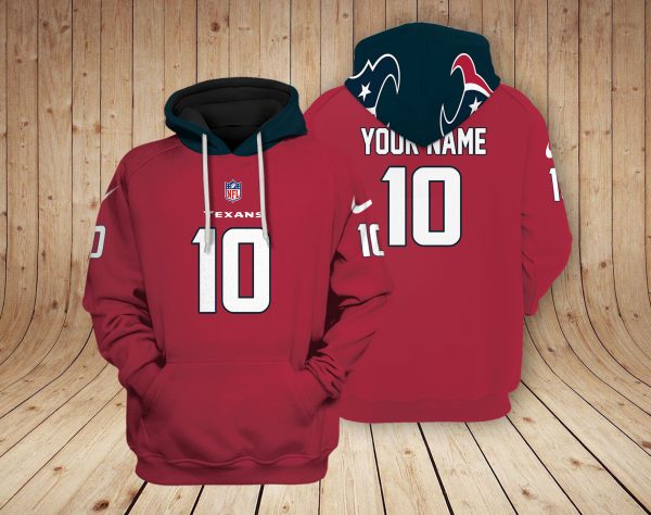 Houston Texans NFL Team 3D Hoodie Genxprint - Image 3