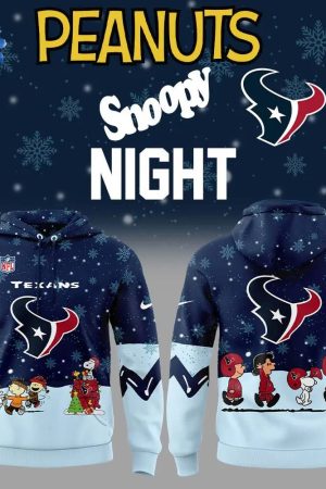 Houston Texans Peanuts And Snoopy Limited Edition Hoodie Genxprint