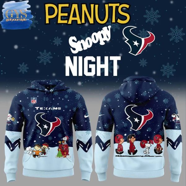 Houston Texans Peanuts And Snoopy Limited Edition Hoodie Genxprint