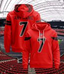 Houston Texans Personalized Name And Number NFL 3D Hoodie Style Genxprint