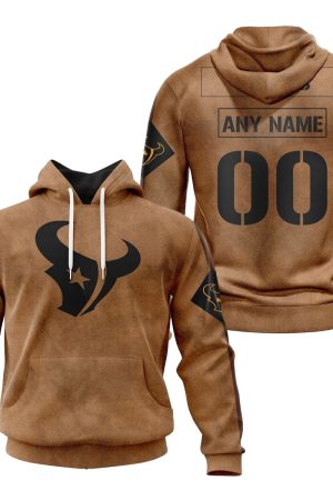 Houston Texans Salute To Service Club 3D printed Sweatshirt Hoodie Zipped Hoodie Genxprint