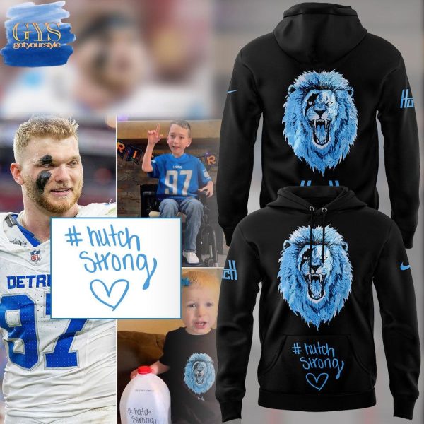 Hutch Strong Detroit Lions Limited Edition Hoodie Genxprint