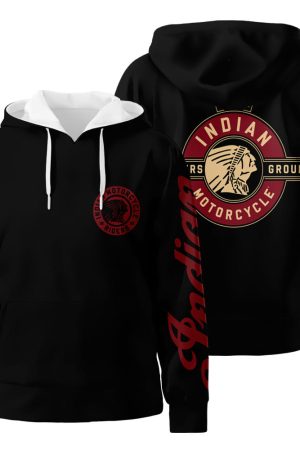 Indian Motorcycle 3D All Over Print Hoodie Zip-Up Hoodie Genxprint