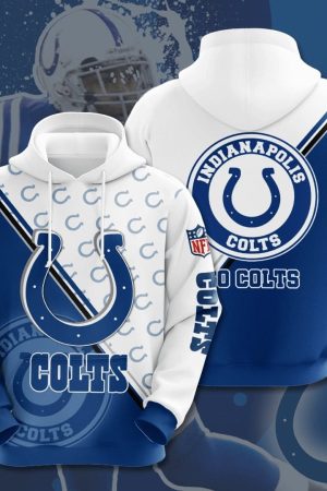Indianapolis Colts Logo NFL Football Team Hoodie Genxprint