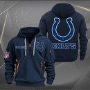 Indianapolis Colts Logo NFL Quarter Zip Hoodie Style Genxprint