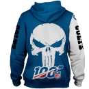 Indianapolis Colts Punisher NFL Unisex 3D Hoodie Genxprint