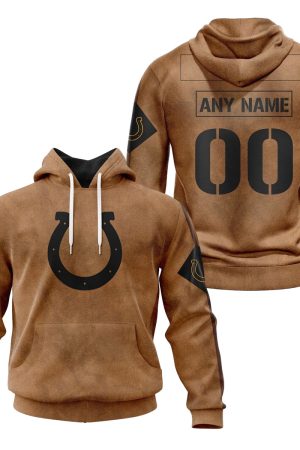 Indianapolis Colts Salute To Service Club 3D printed Sweatshirt Hoodie Zipped Hoodie Genxprint