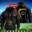 Iowa Hawkeyes Quarter Zip Hoodie Style Genxprint