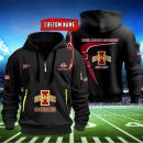 Iowa State Cyclones Quarter Zip Hoodie Genxprint