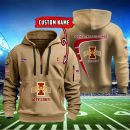 Iowa State Cyclones Quarter Zip Hoodie Genxprint