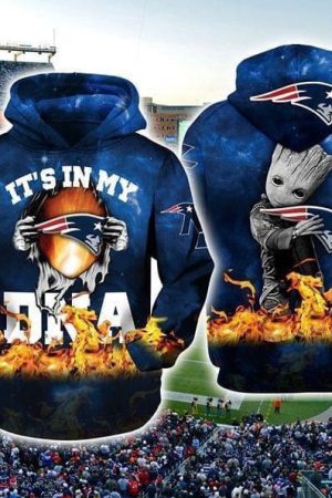 It My New England Patriots Dna Groot Hoodie Genxprint