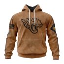 Jacksonville Jaguars Basic Brown NFL 3D Hoodie Genxprint