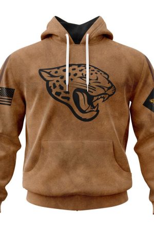 Jacksonville Jaguars Basic Brown NFL 3D Hoodie Genxprint