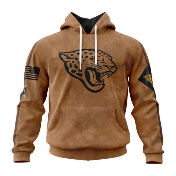 Jacksonville Jaguars Basic Brown NFL 3D Hoodie Genxprint