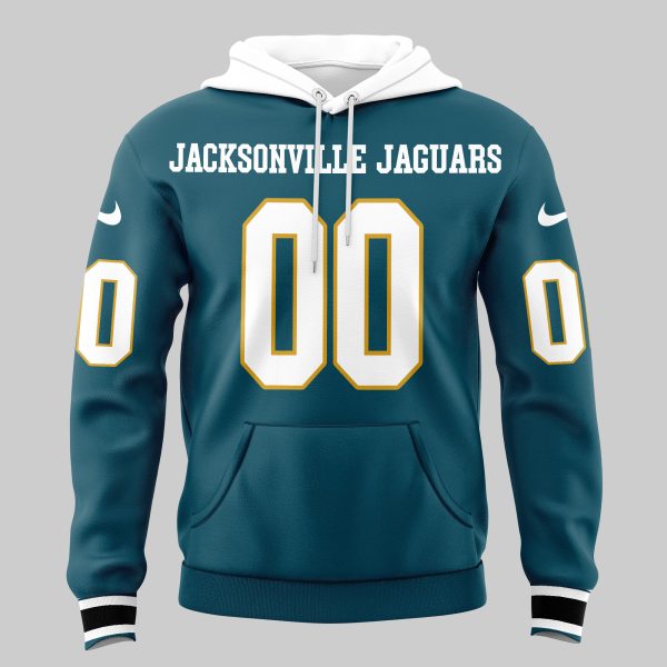 Jacksonville Jaguars Custom Name And Number 3D Hoodie Style Genxprint - Image 2