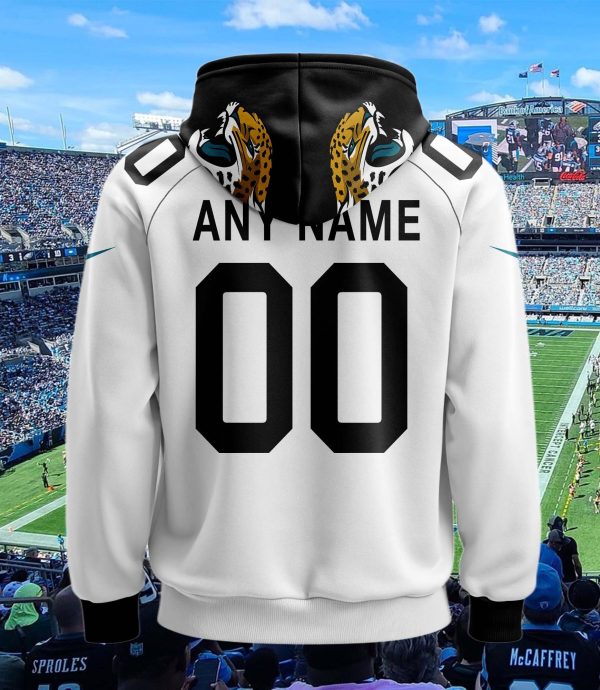 Jacksonville Jaguars Custom Name And Number 3D Hoodie Style Genxprint - Image 3