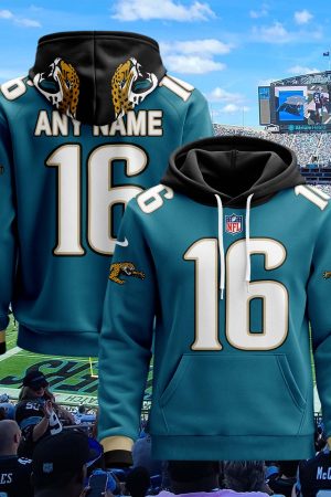 Jacksonville Jaguars Custom Name And Number 3D Hoodie Style Genxprint