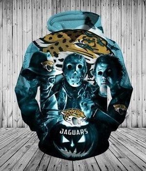 Jacksonville Jaguars Halloween Horror Night Hoodie Genxprint