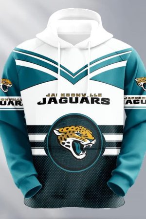 Jacksonville Jaguars Logo NFL 3D Hoodie Style Genxprint