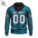 Jacksonville Jaguars Personalized Name And Number NFL 3D Hoodie Style Genxprint