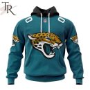 Jacksonville Jaguars Personalized Name And Number NFL 3D Hoodie Style Genxprint
