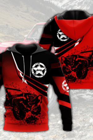 Jeep Wrangler 5 Fan Gift Jeep Wrangler Aop Hoodie Genxprint