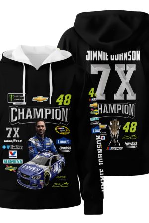 Jimmie Johnson 3D All Over Print Hoodie Zip-Up Hoodie Genxprint