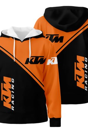 KTM Racing KTM Ready To Race 3D All Over Print Hoodie Zip-Up Hoodie Genxprint