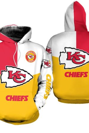 Kansas City Chiefs Basic V13 NFL Football Team Hoodie Genxprint