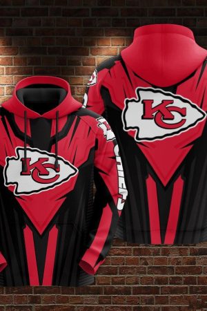 Kansas City Chiefs Basic V14 NFL Football Team Hoodie Genxprint
