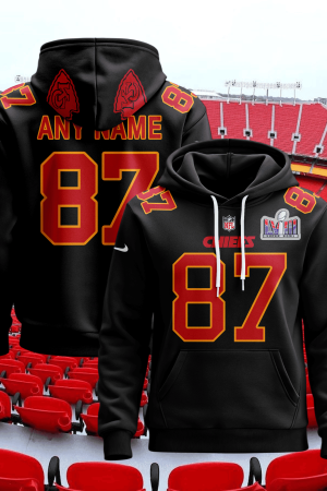 Kansas City Chiefs Custom Name Number NFL Football Team Hoodie Genxprint