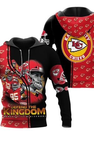 Kansas City Chiefs Defend The Kingdom NFL Football Team Hoodie Genxprint