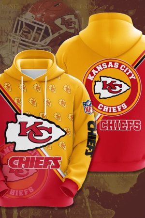Kansas City Chiefs Logo NFL Football Team Hoodie Genxprint