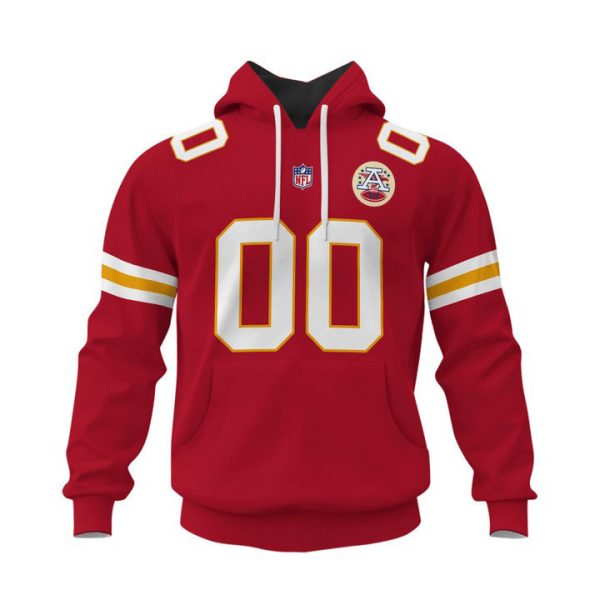 Kansas City Chiefs Personalized Name And Number NFL 3D Hoodie Style Genxprint - Image 3