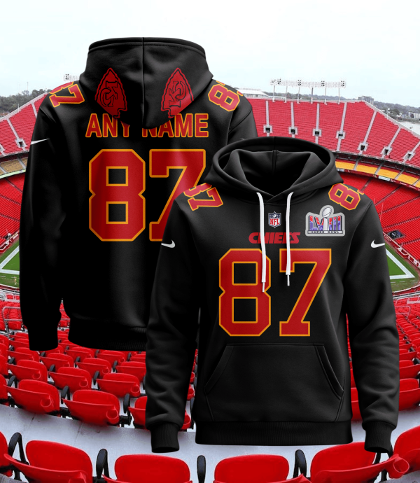 Kansas City Chiefs Personalized Name And Number NFL 3D Hoodie Style Genxprint
