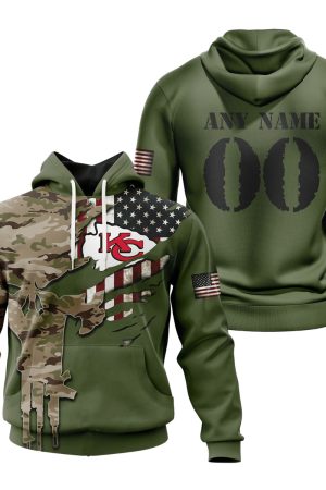 Kansas City Chiefs Special Camo Design 3D printed Sweatshirt Hoodie Zipped Hoodie Genxprint
