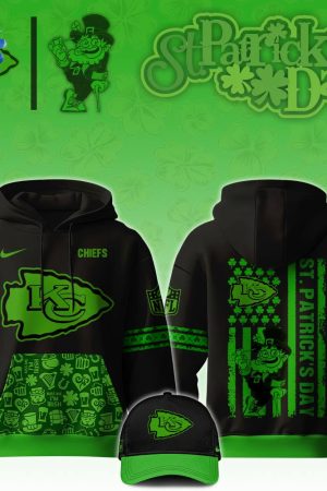 Kansas City Chiefs St. Patrick’s Day Hoodie Genxprint