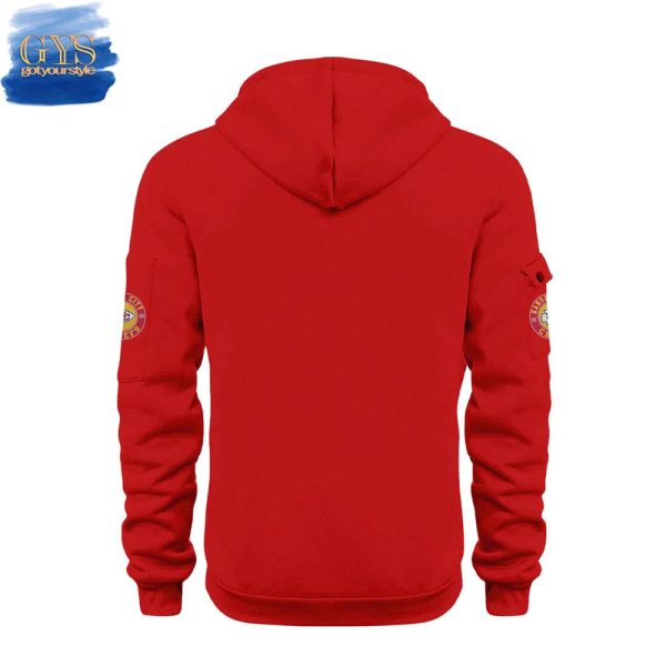 Kansas City Chiefs Super Bowl LIX Quarter Zip Hoodie Genxprint - Image 2