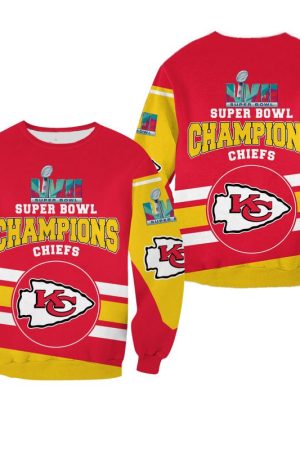 Kansas City Chiefs Super Bowl LVII Hoodie Style Genxprint
